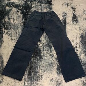Brand New Opened Bag YZY Gap H12 Navy Blue Sateen Cargos Size Small